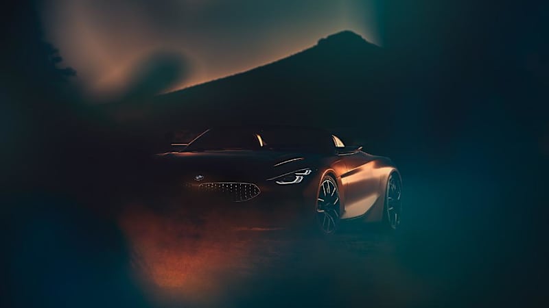 BMW Pebble Beach concept looks a lot like the Z4 prototype in new teaser photo